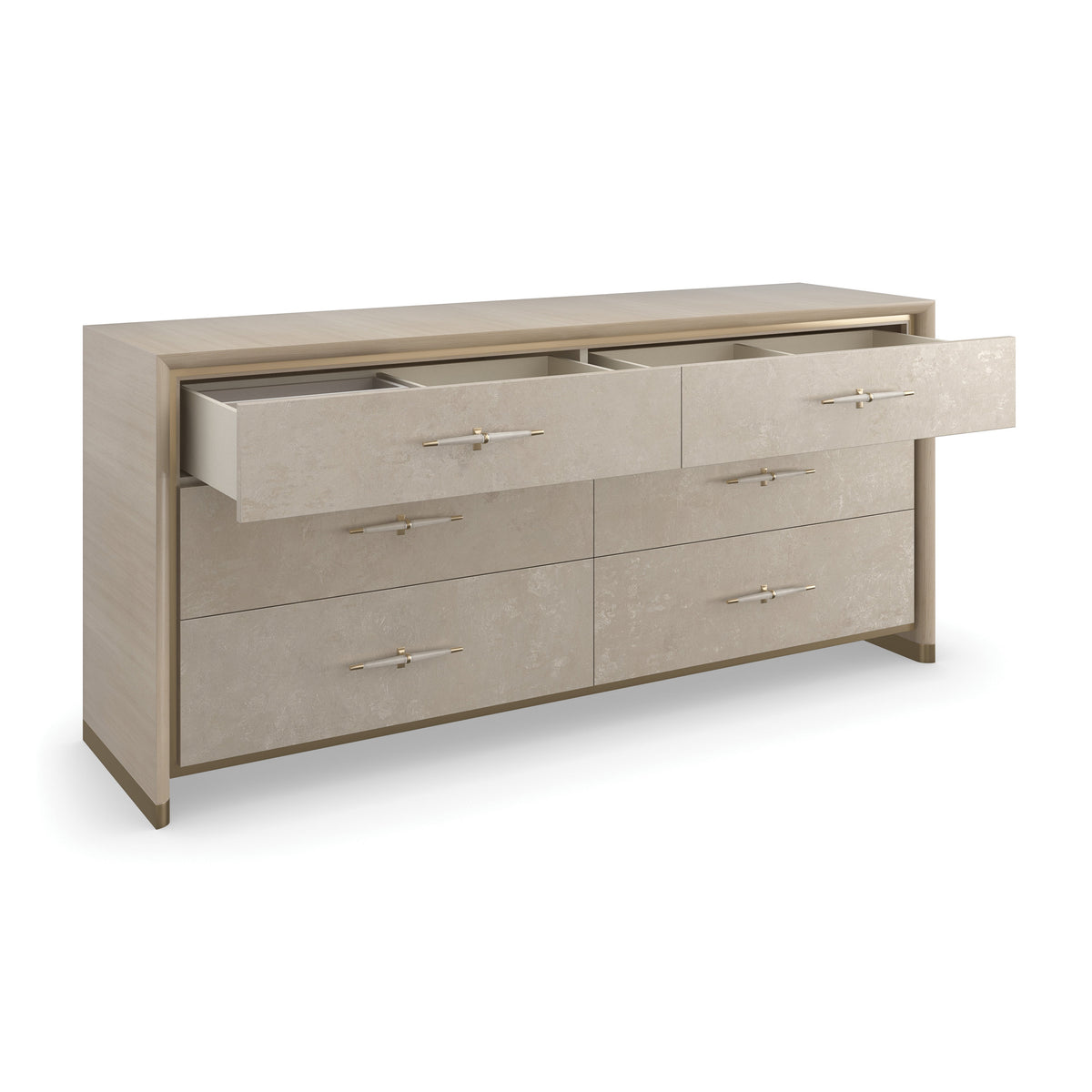 Hang Up Dresser Brushed Gold 70" by Caracole - view 12