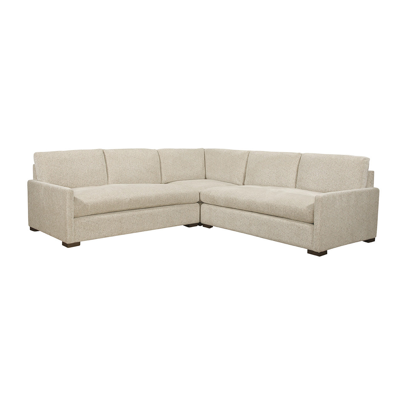 Grady Square Sectional in Plushtone Linen