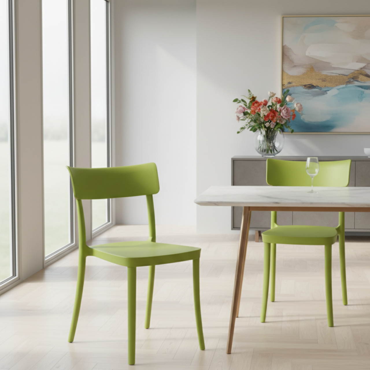 Avvolta Indoor/Outdoor Stacking Dining Side Chair