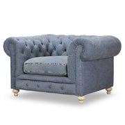 Greenwich Chair in Desi Blue Denim