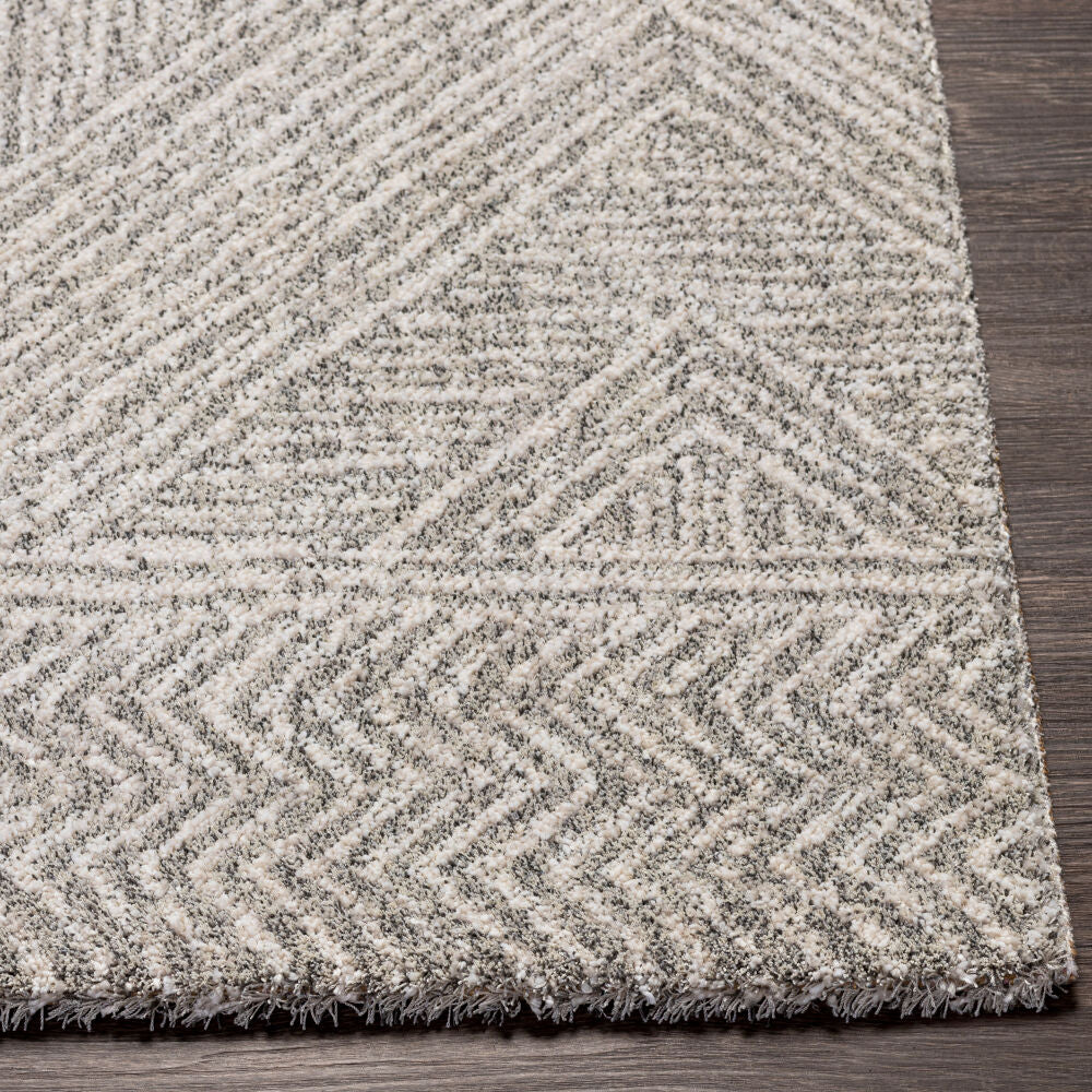 Gavic Black/Light Slate Machine Woven Rug - front