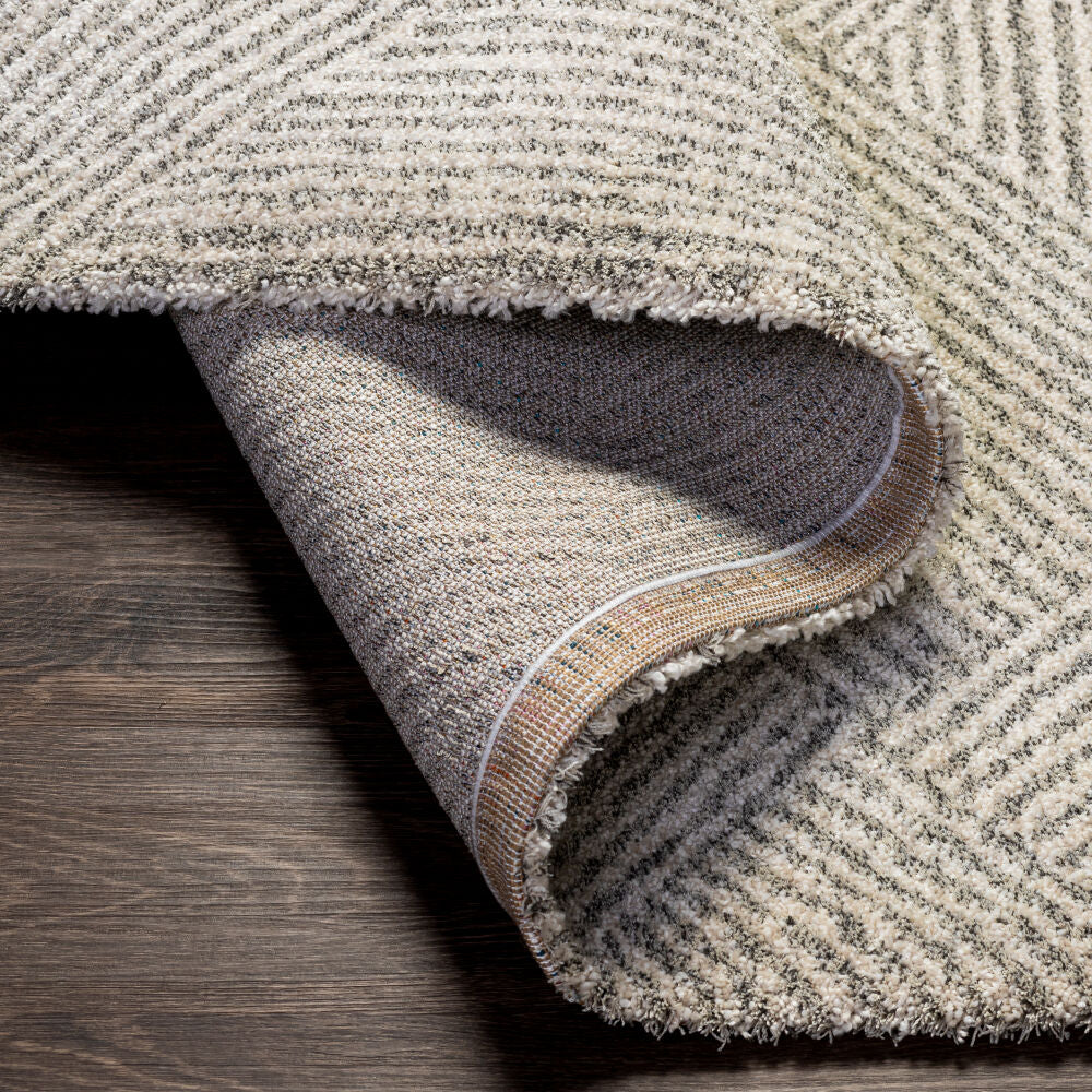 Gavic Charcoal/Medium Gray Machine Woven Rug GVC-2304 - fold