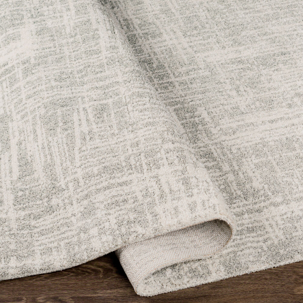 Gavic Charcoal/Medium Gray Machine Woven Rug GVC-2308 - fold