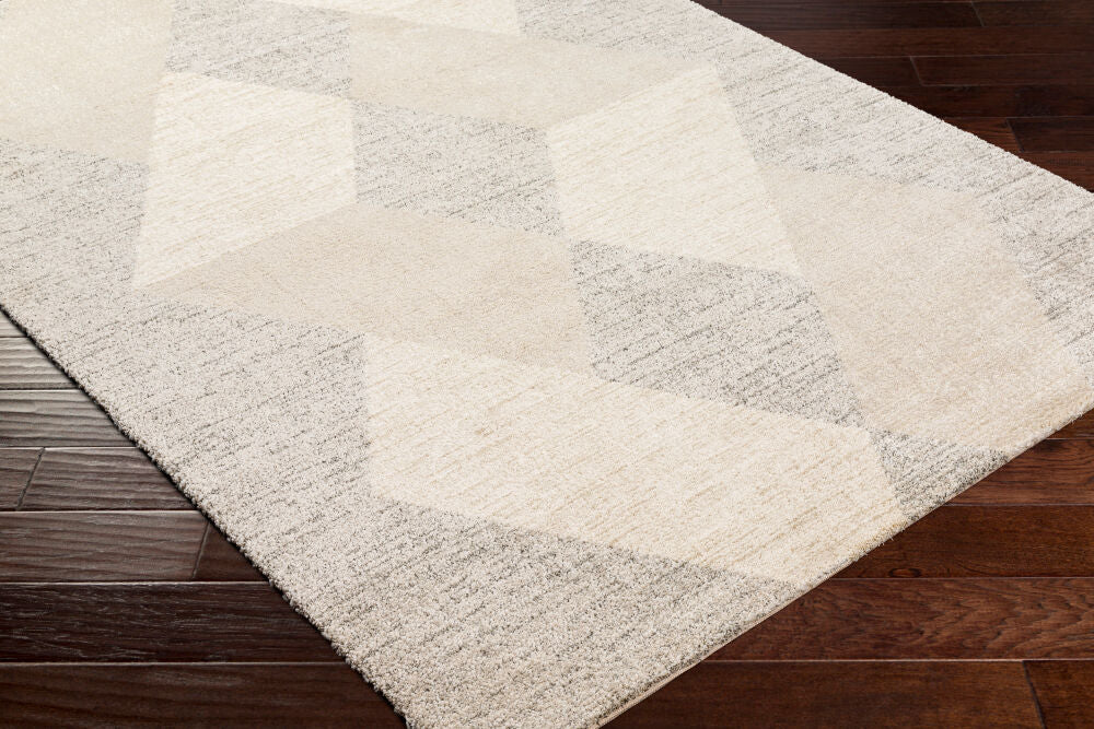 Gavic Ivory/Medium Gray Machine Woven Rug GVC-2316 - corner