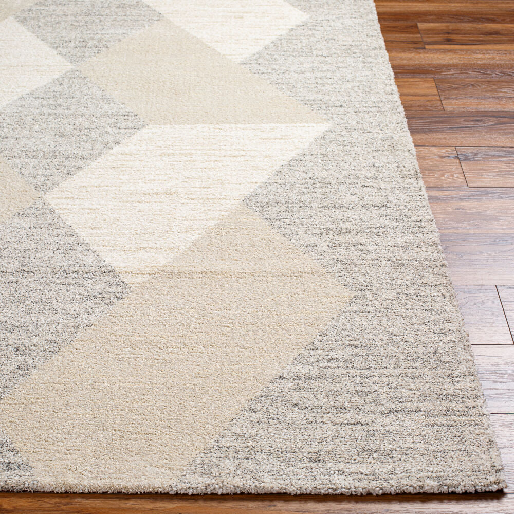 Gavic Ivory/Medium Gray Machine Woven Rug GVC-2316 - front