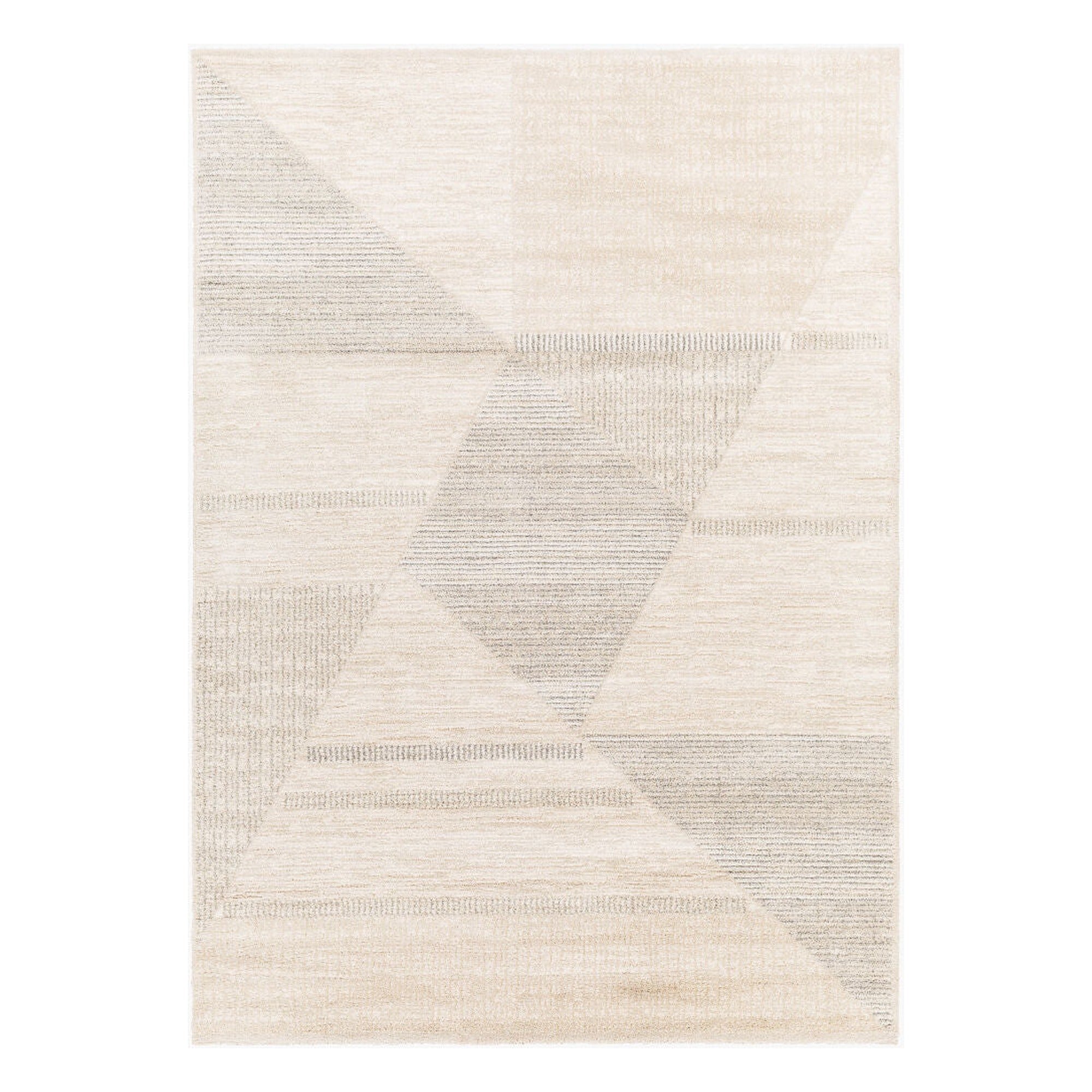 Gavic Ivory/Medium Gray Machine Woven Rug GVC-2320 - 2' x 2'11"