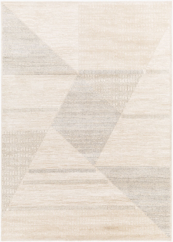 Gavic Ivory/Medium Gray Machine Woven Rug GVC-2320 - 2' x 2'11"