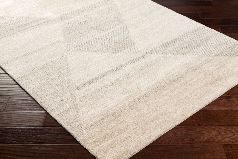 Gavic Ivory/Medium Gray Machine Woven Rug GVC-2320 - corner