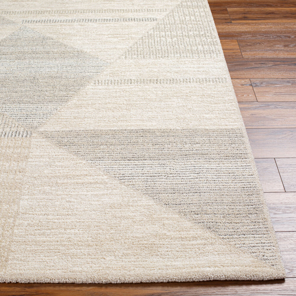 Gavic Ivory/Medium Gray Machine Woven Rug GVC-2320 - front