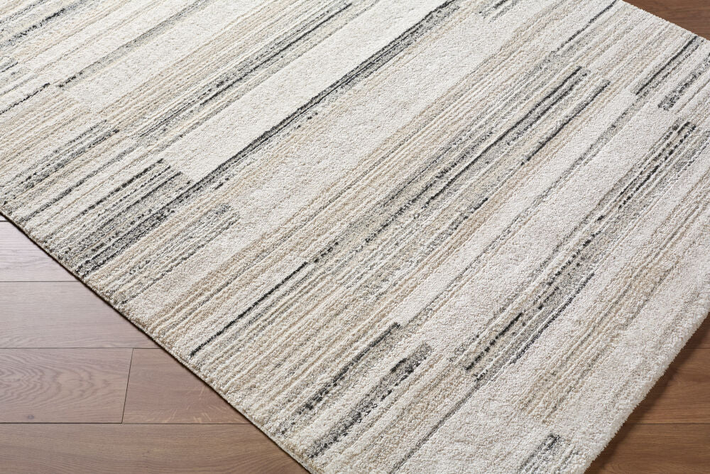 Gavic Black/White Machine Woven Rug GVC-2325 - corner