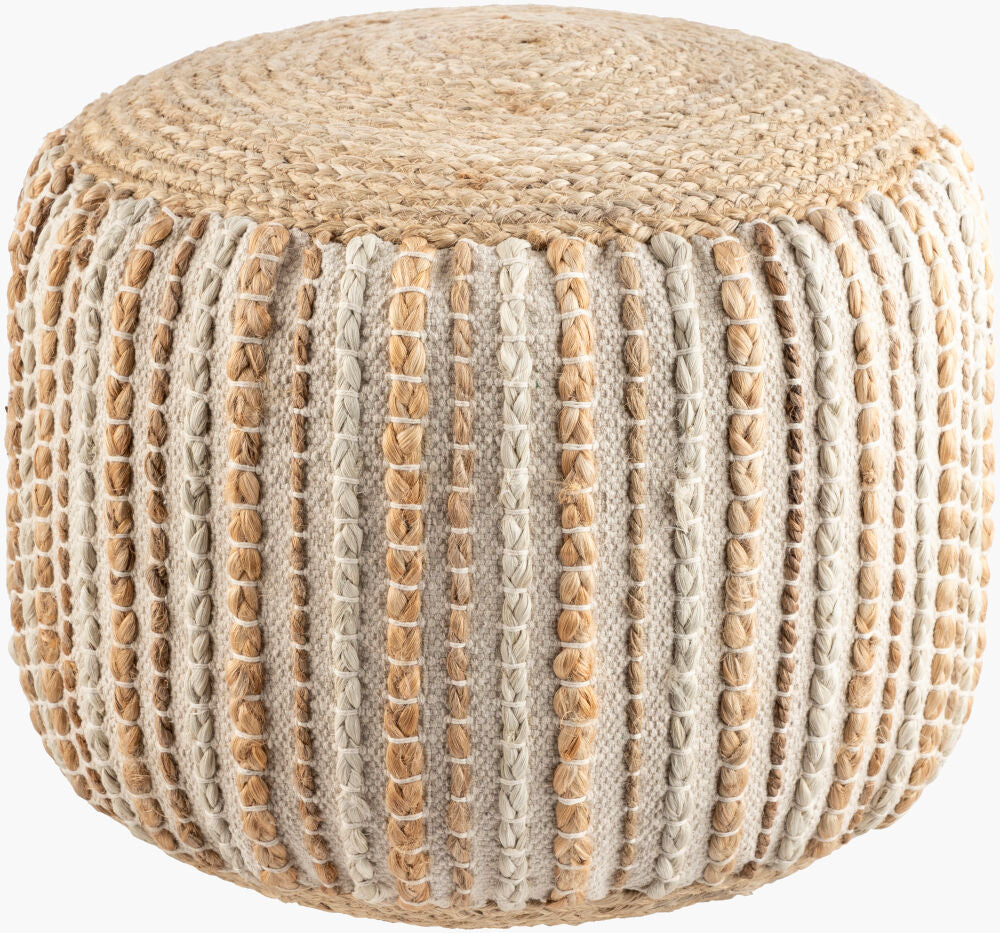 Genova Pouf - 14"H x 18"W x 18"D