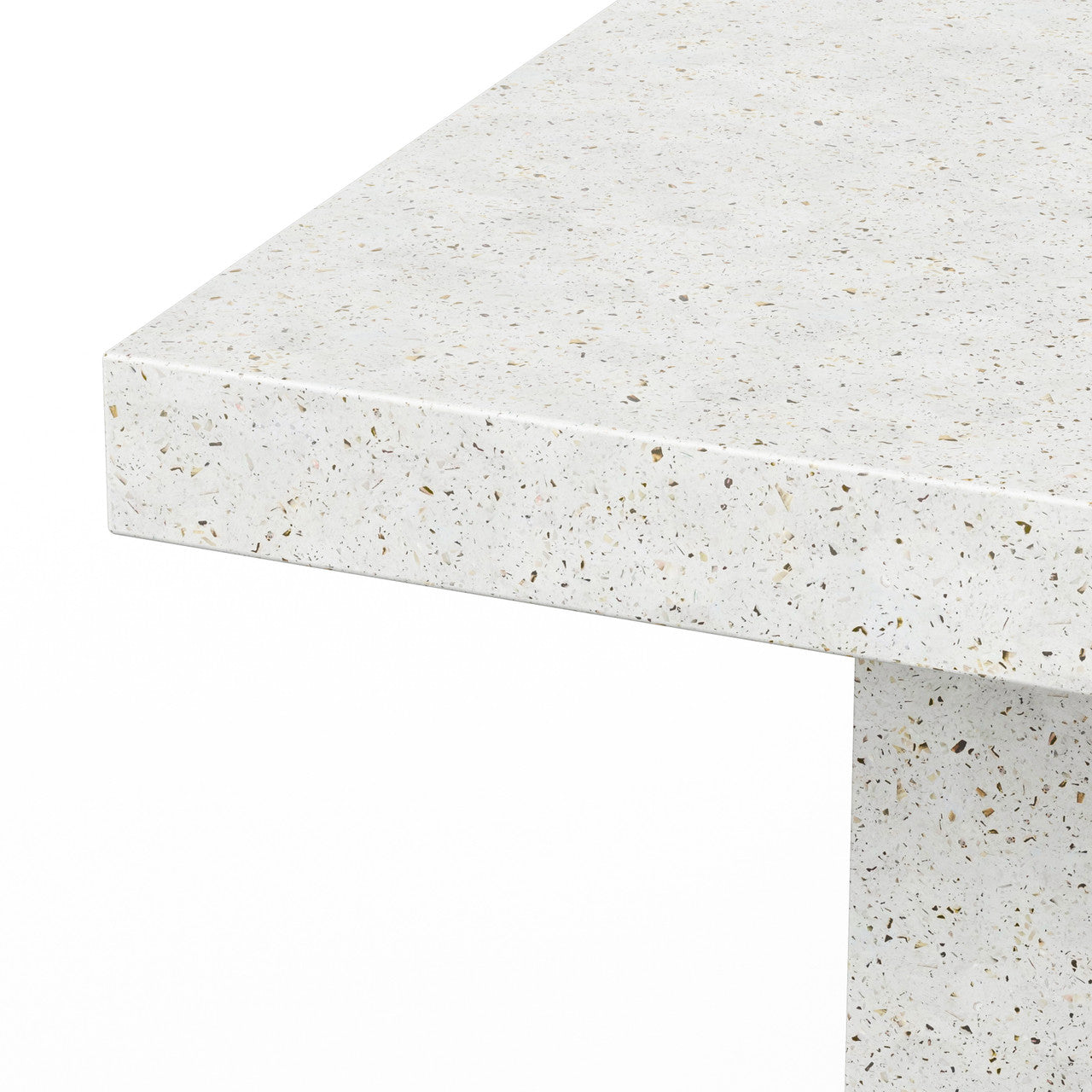Mixx - Elcor - Bar Height Dining Table - 39.25" x 82.75" - Ivory Terrazzo