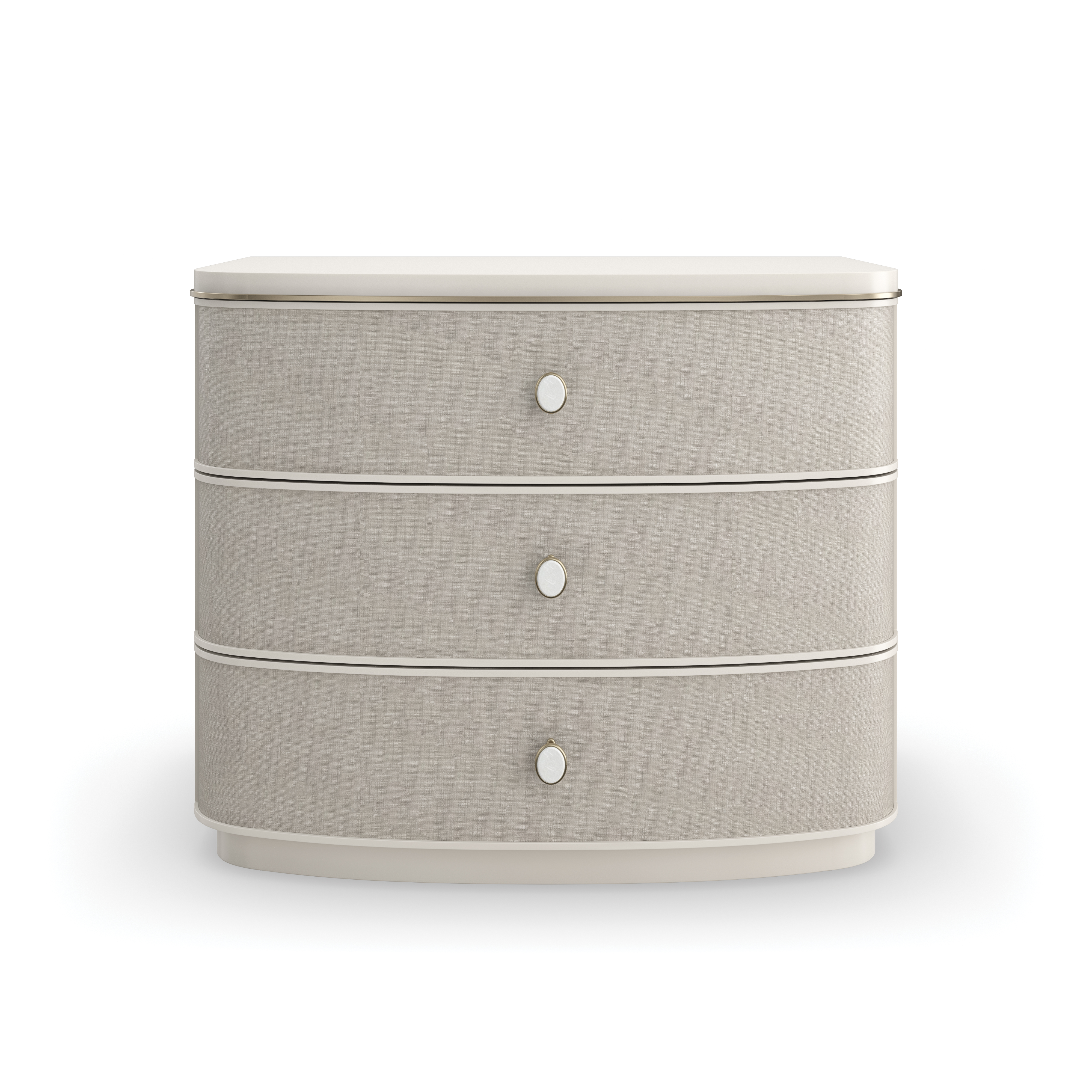 Lyon Nightstand Soft Embrace 32" by Caracole