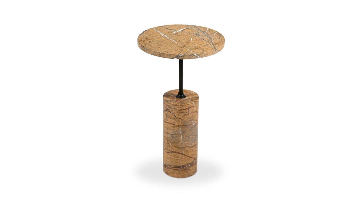 Dusk Accent Table Rainforest Brown Marble by Moe's Home Collection - view 4