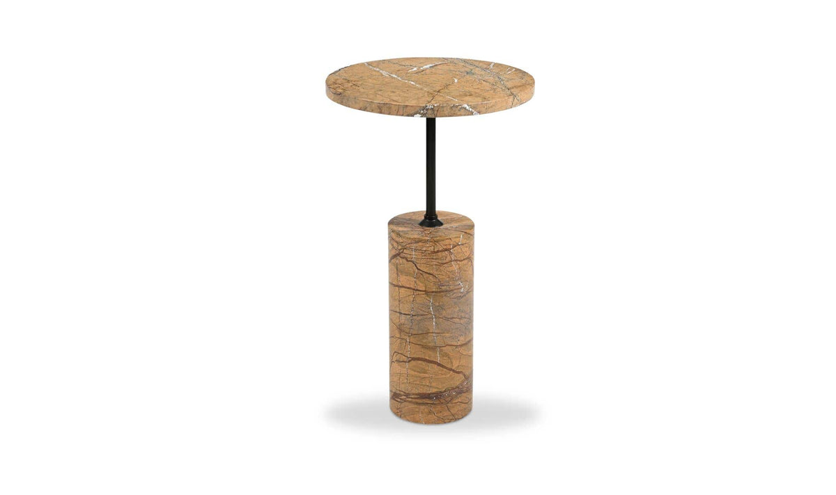 Dusk Accent Table Rainforest Brown Marble by Moe's Home Collection - view 2