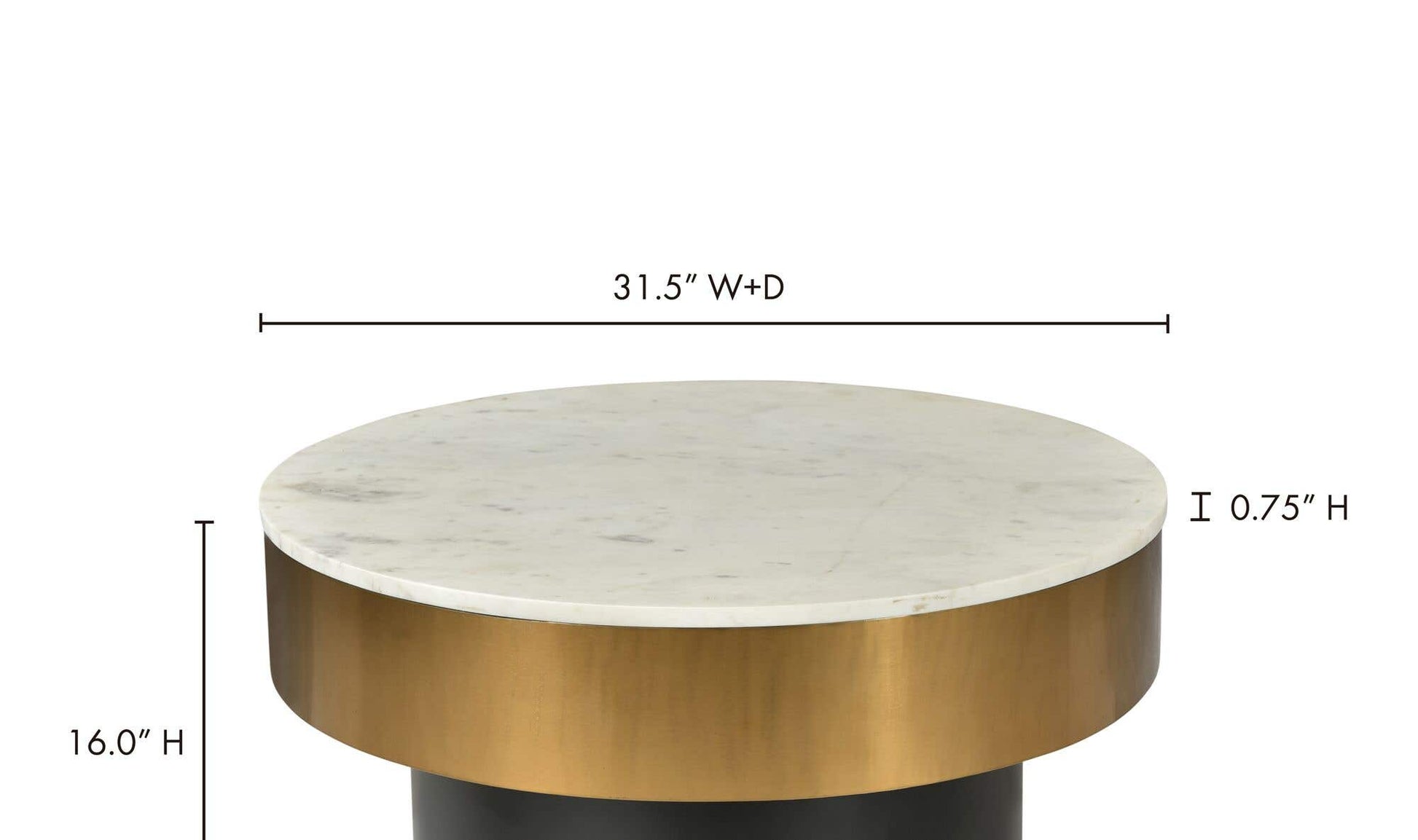 Dado Coffee Table White by Moe's Home Collection - view 7