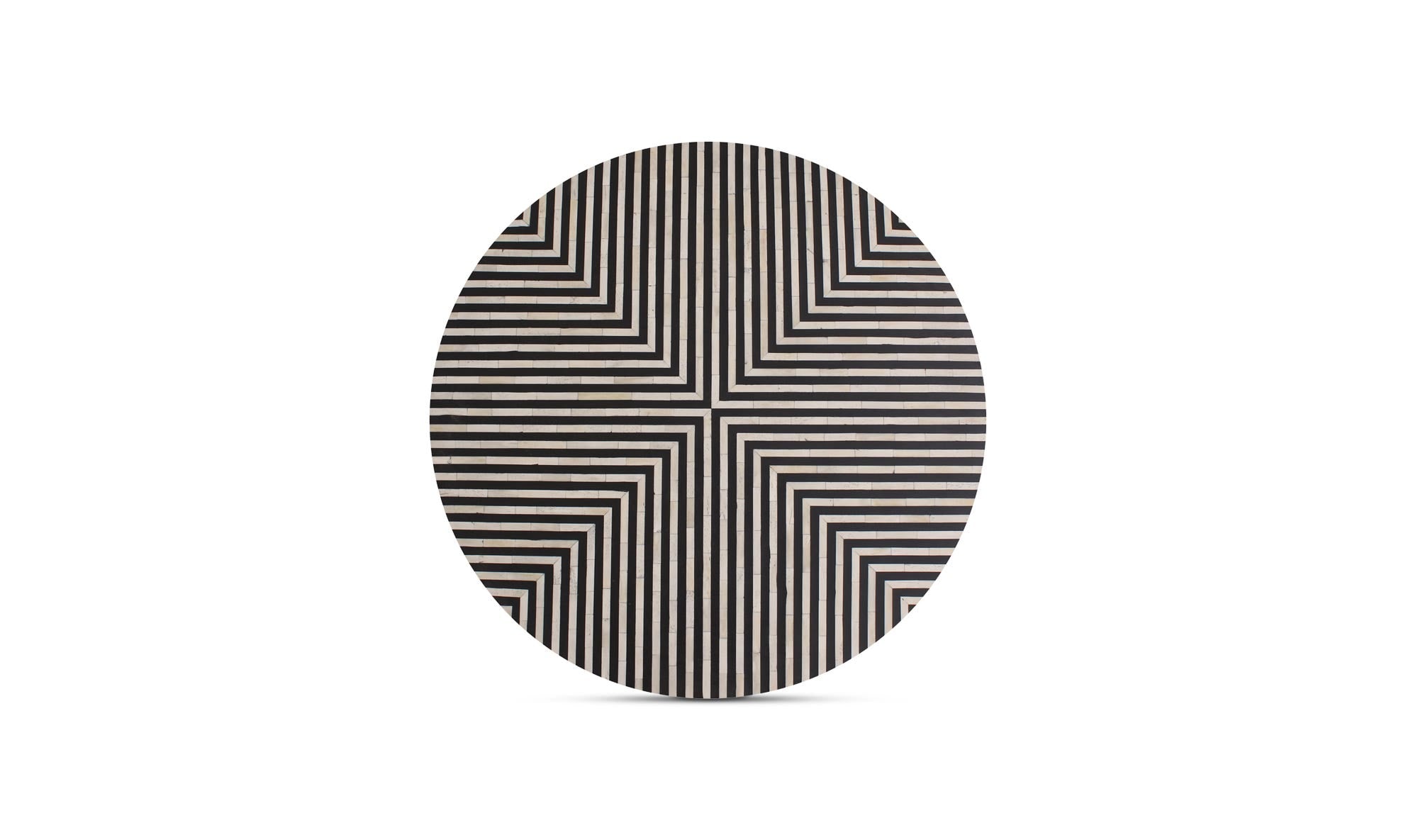 Chameau Small Coffee Table Black and White by Moe's Home Collection - view 14