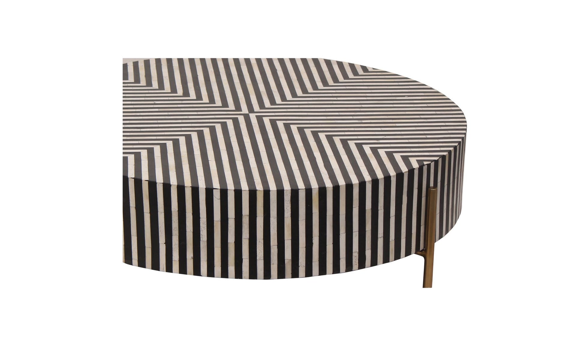 Chameau Small Coffee Table Black and White by Moe's Home Collection - view 15
