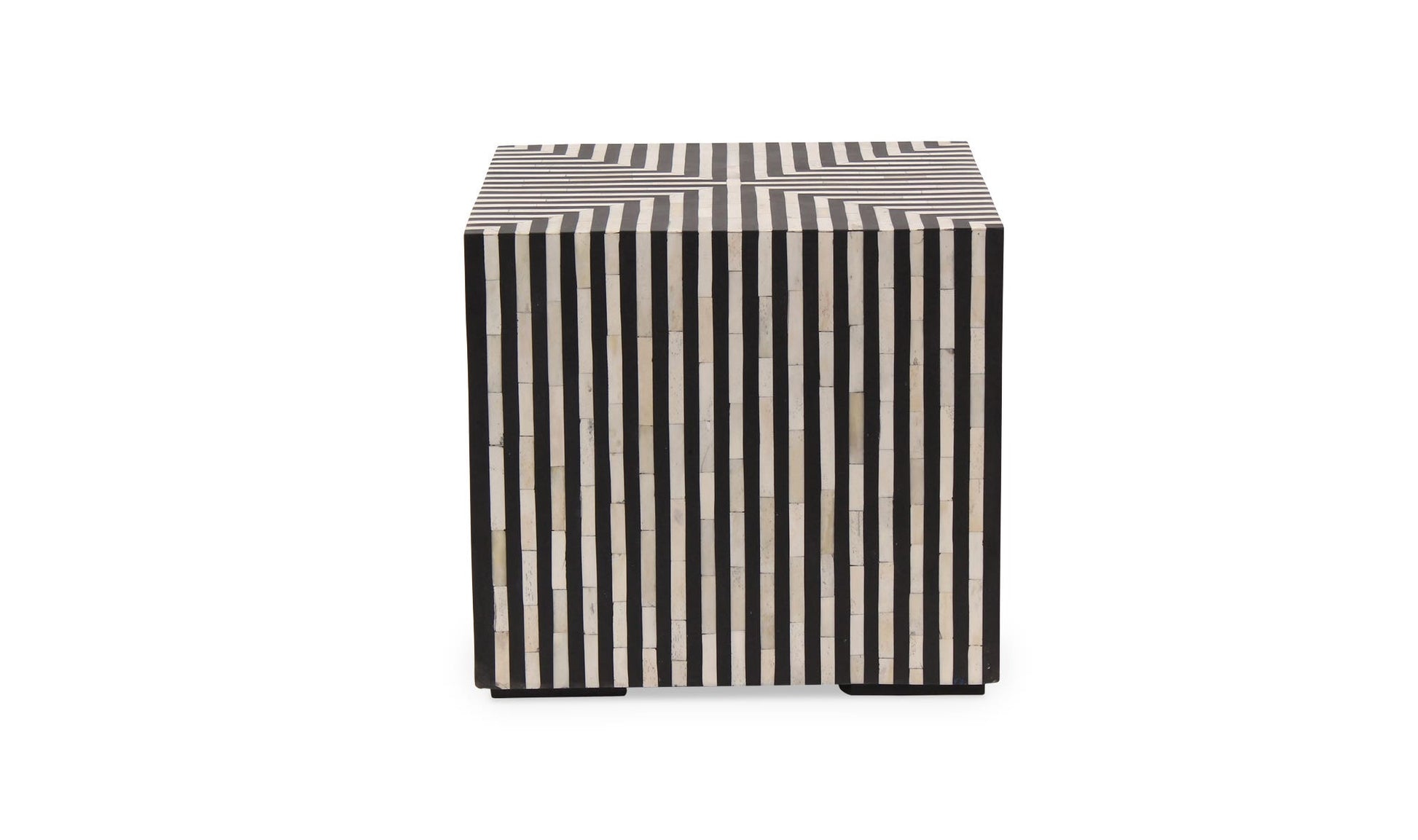 Terning Side Table Black and White by Moe's Home Collection - view 8