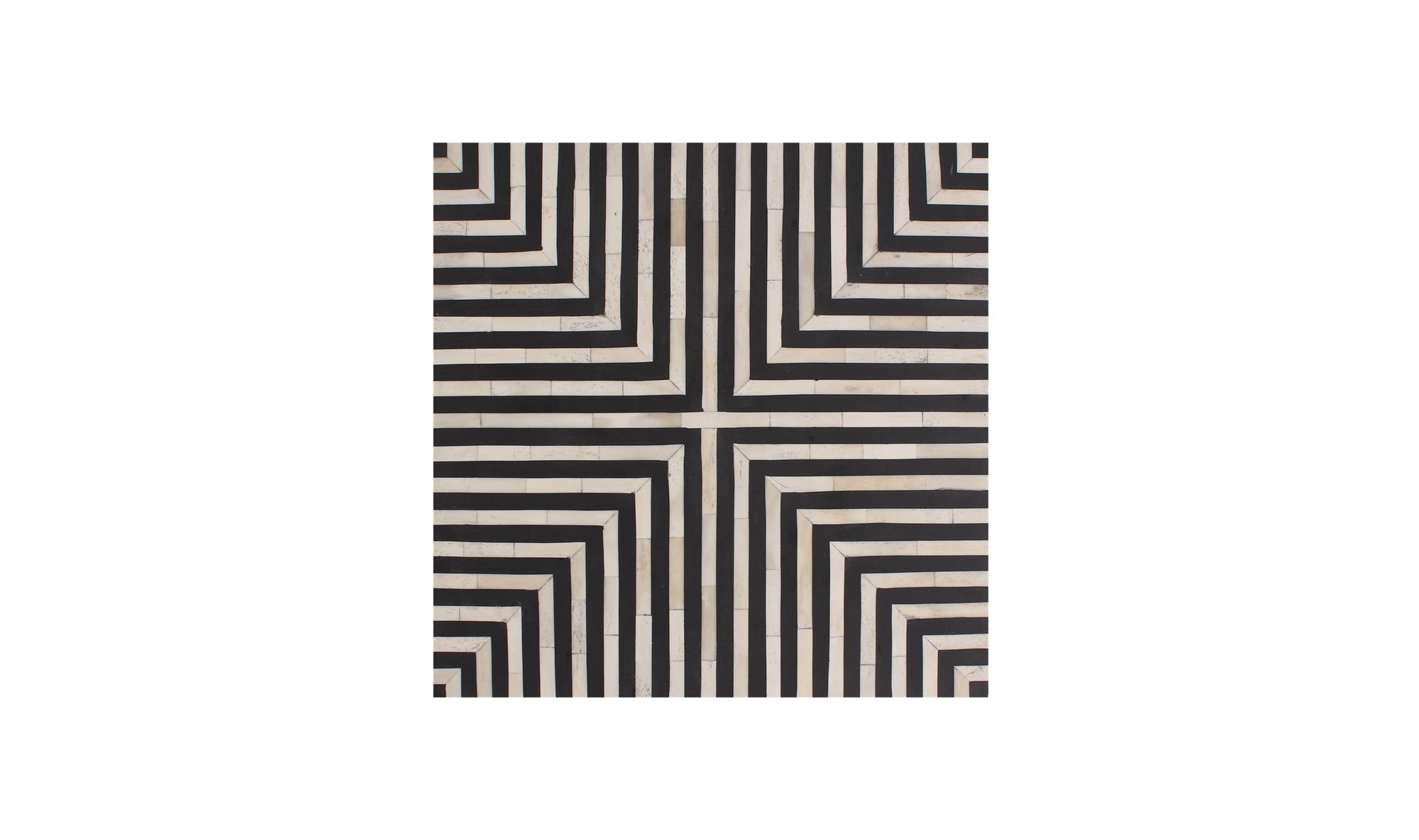 Terning Side Table Black and White by Moe's Home Collection - view 12