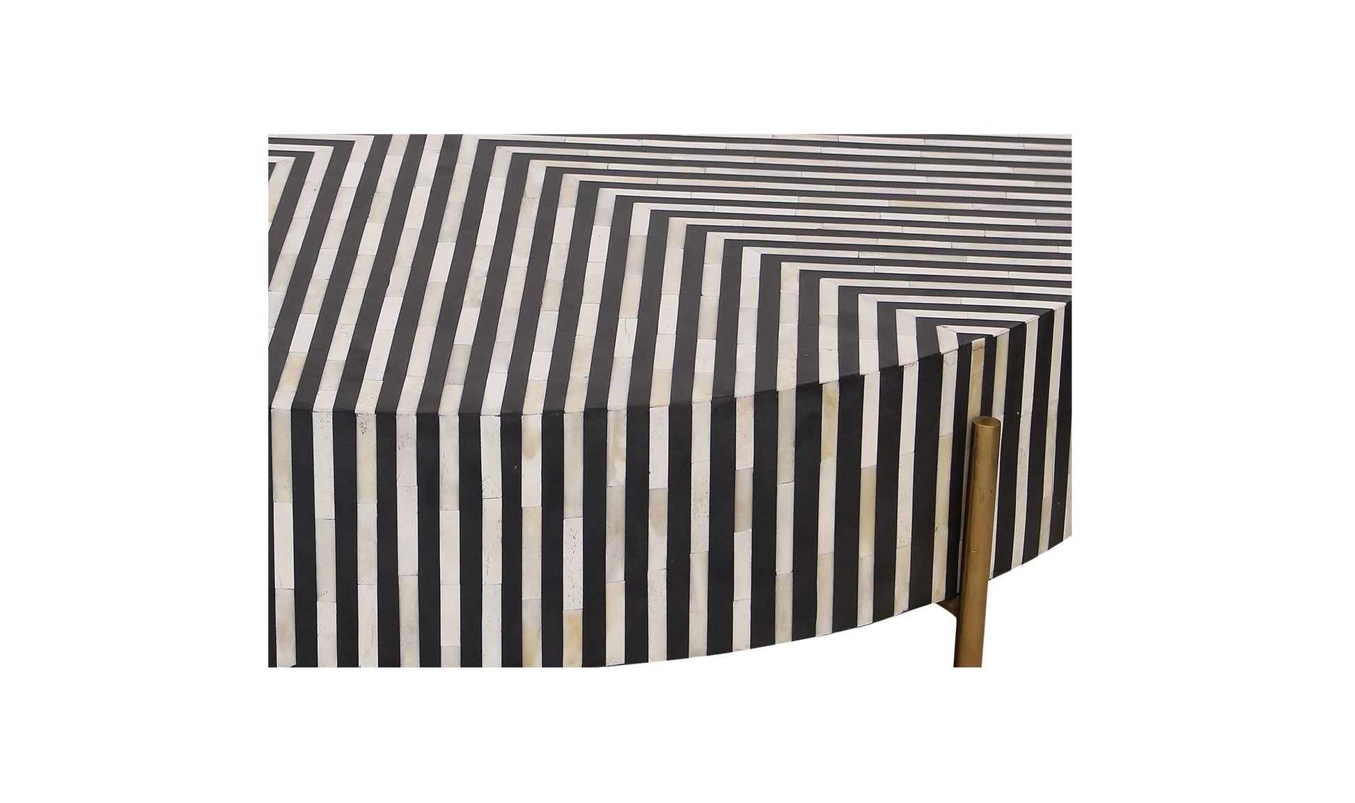 Chameau Large Coffee Table Black and White by Moe's Home Collection - view 11