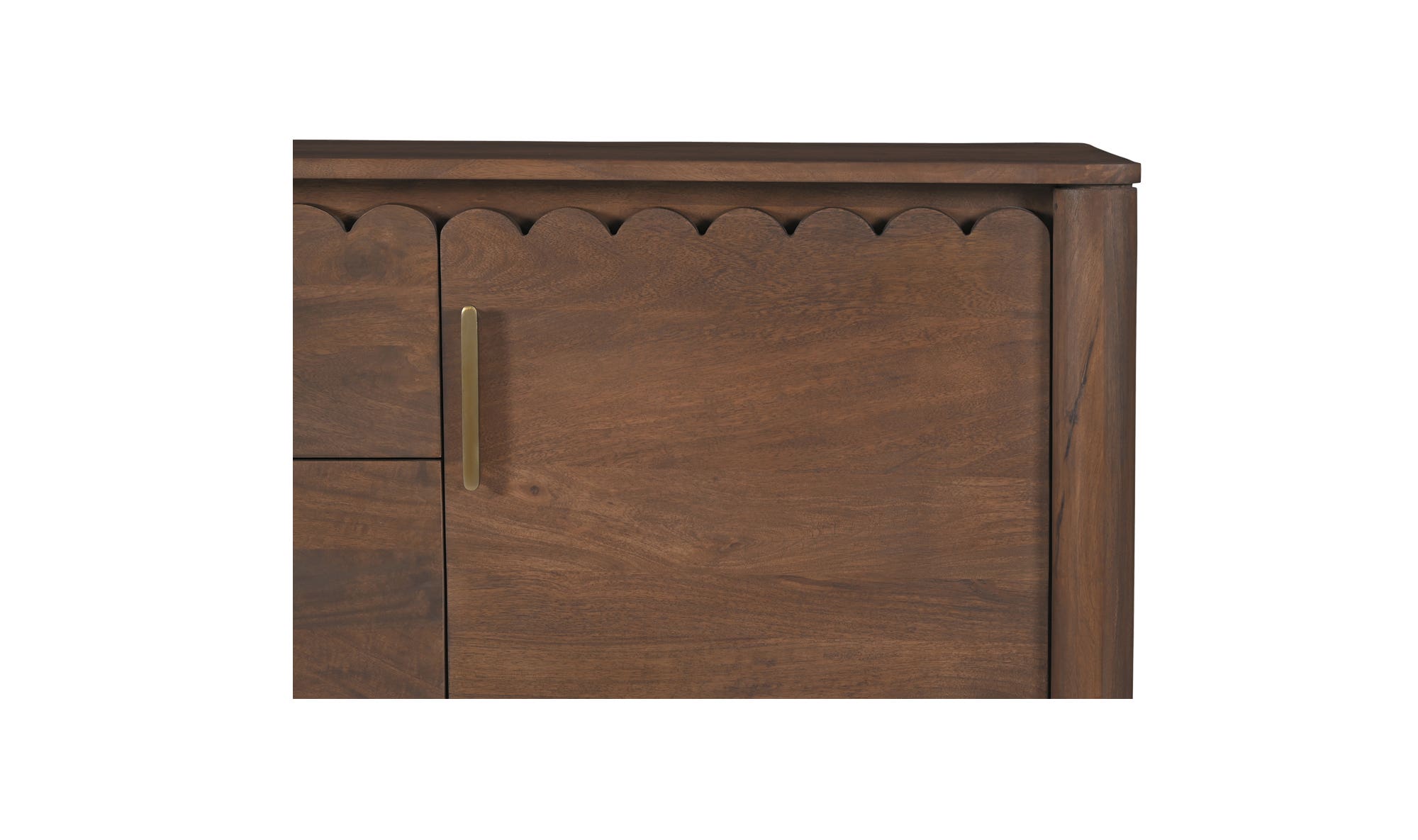 Wiley 3 Drawer Sideboard Vintage Brown by Moe's Home Collection - view 18