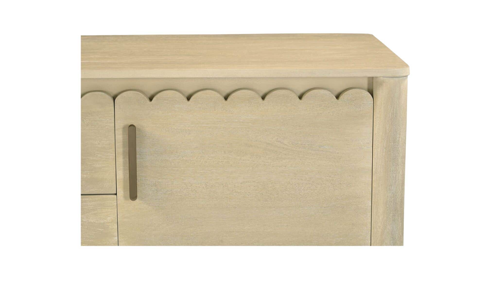 Wiley 3 Drawer Sideboard Natural by Moe's Home Collection - view 10