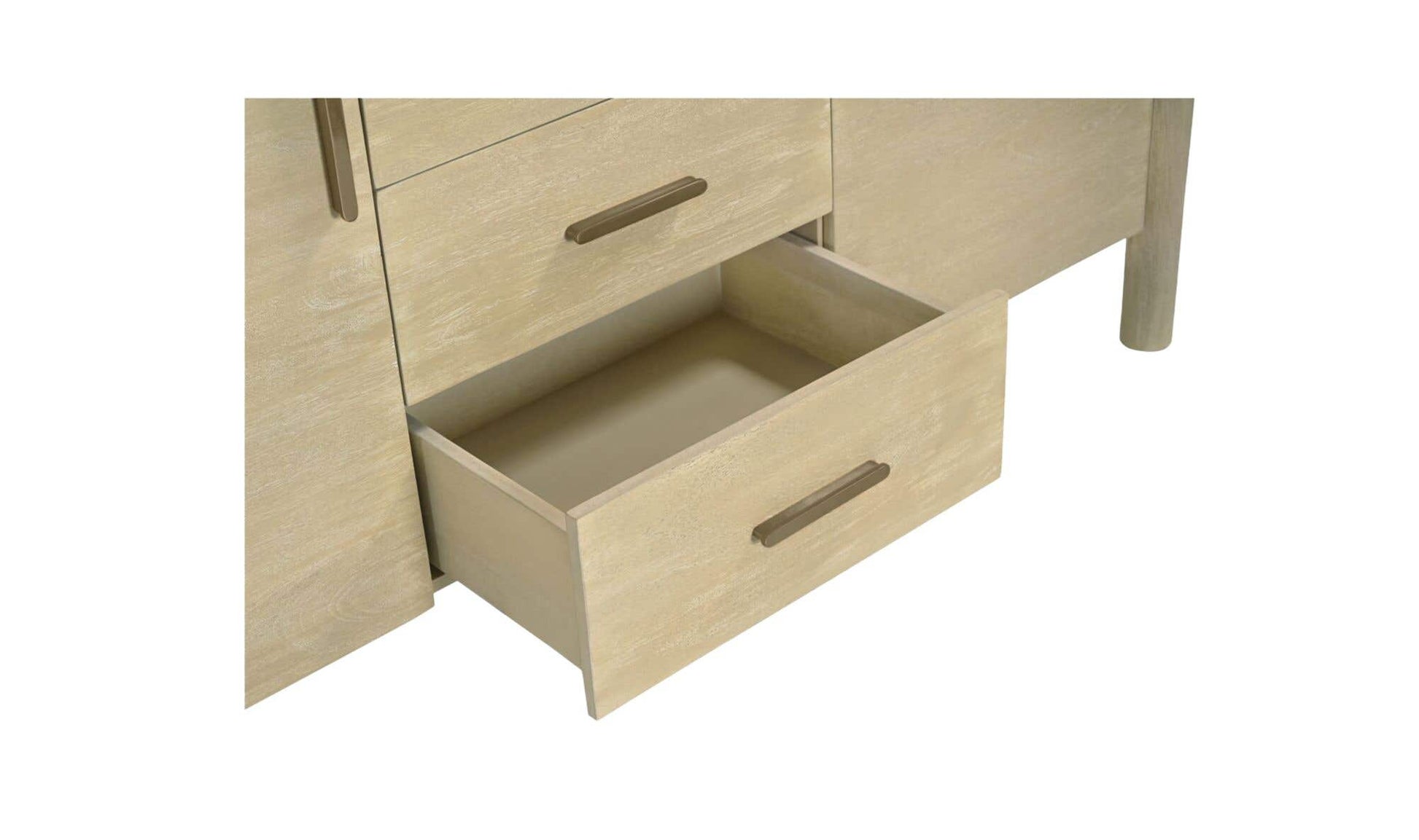 Wiley 3 Drawer Sideboard Natural by Moe's Home Collection - view 11