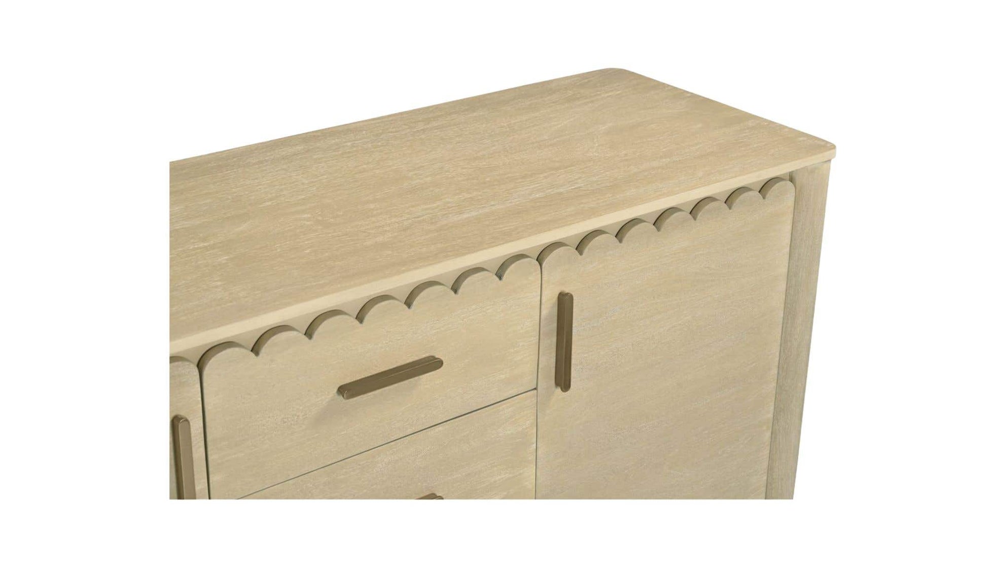 Wiley 3 Drawer Sideboard Natural by Moe's Home Collection - view 12