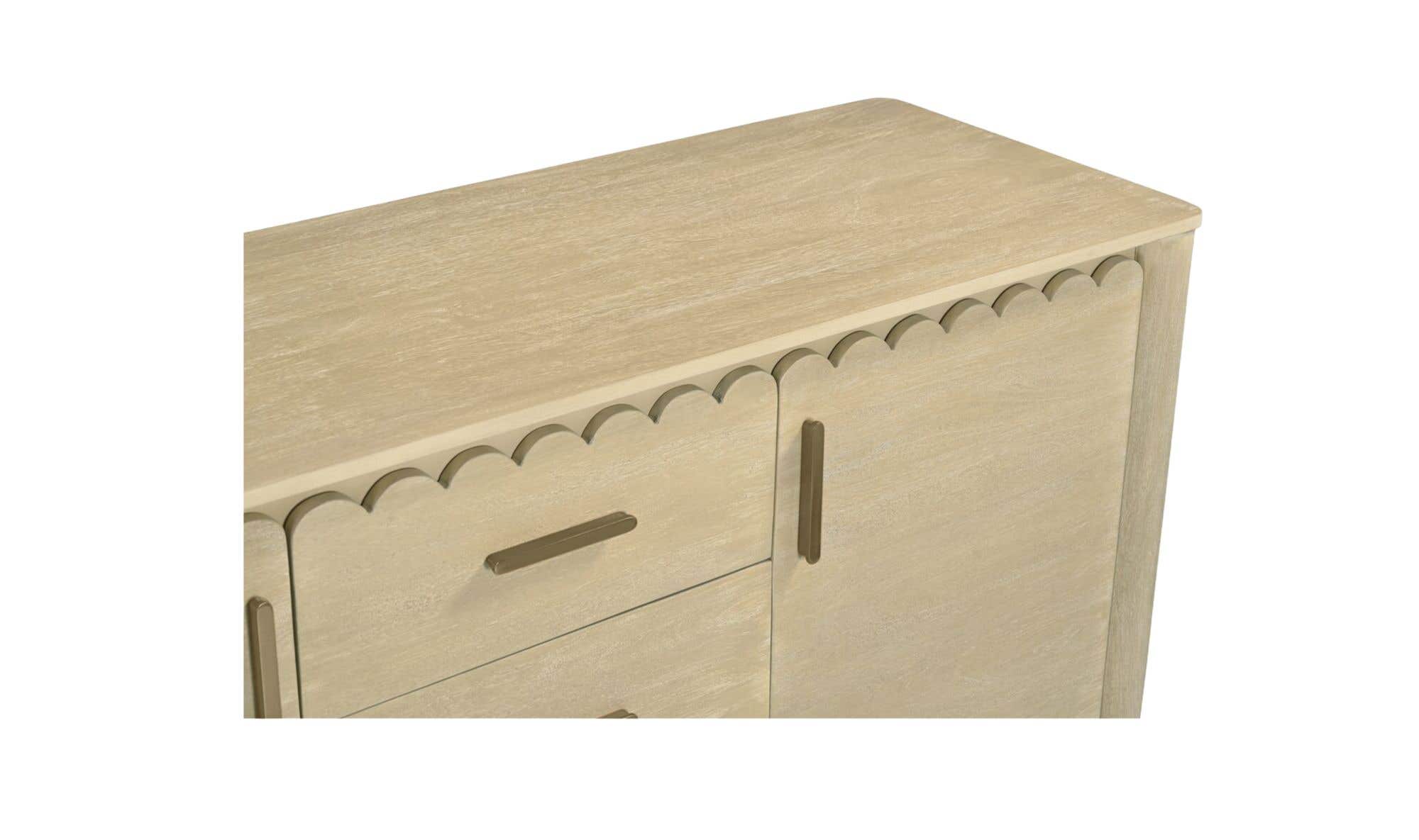 Wiley 3 Drawer Sideboard Natural by Moe's Home Collection - view 12