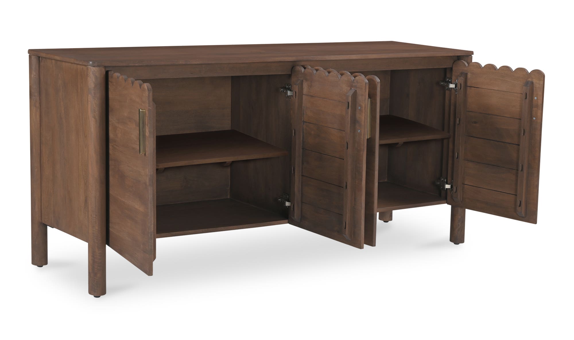 Wiley 4 Door Sideboard Vintage Brown by Moe's Home Collection - view 11