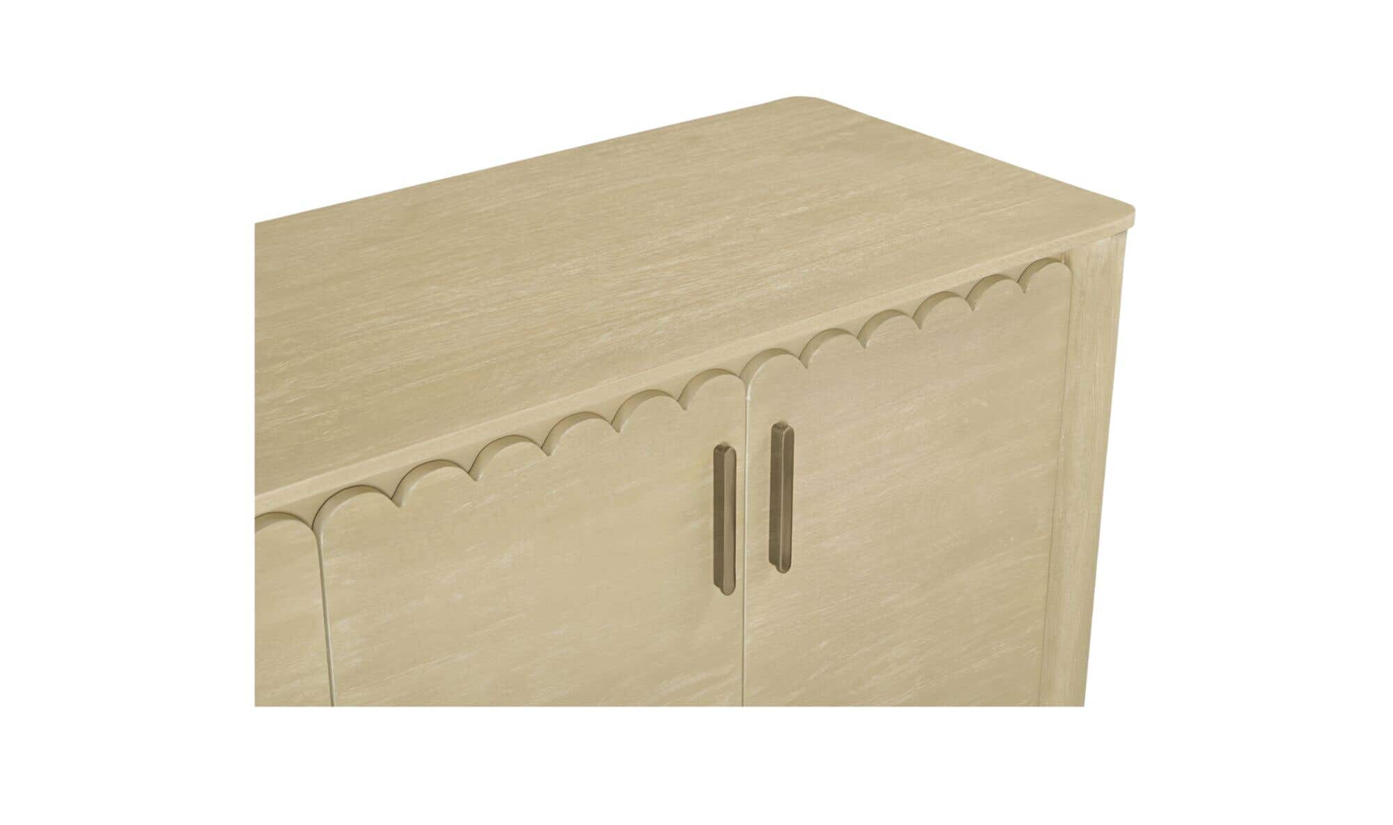 Wiley 4 Door Sideboard Natural by Moe's Home Collection - view 12