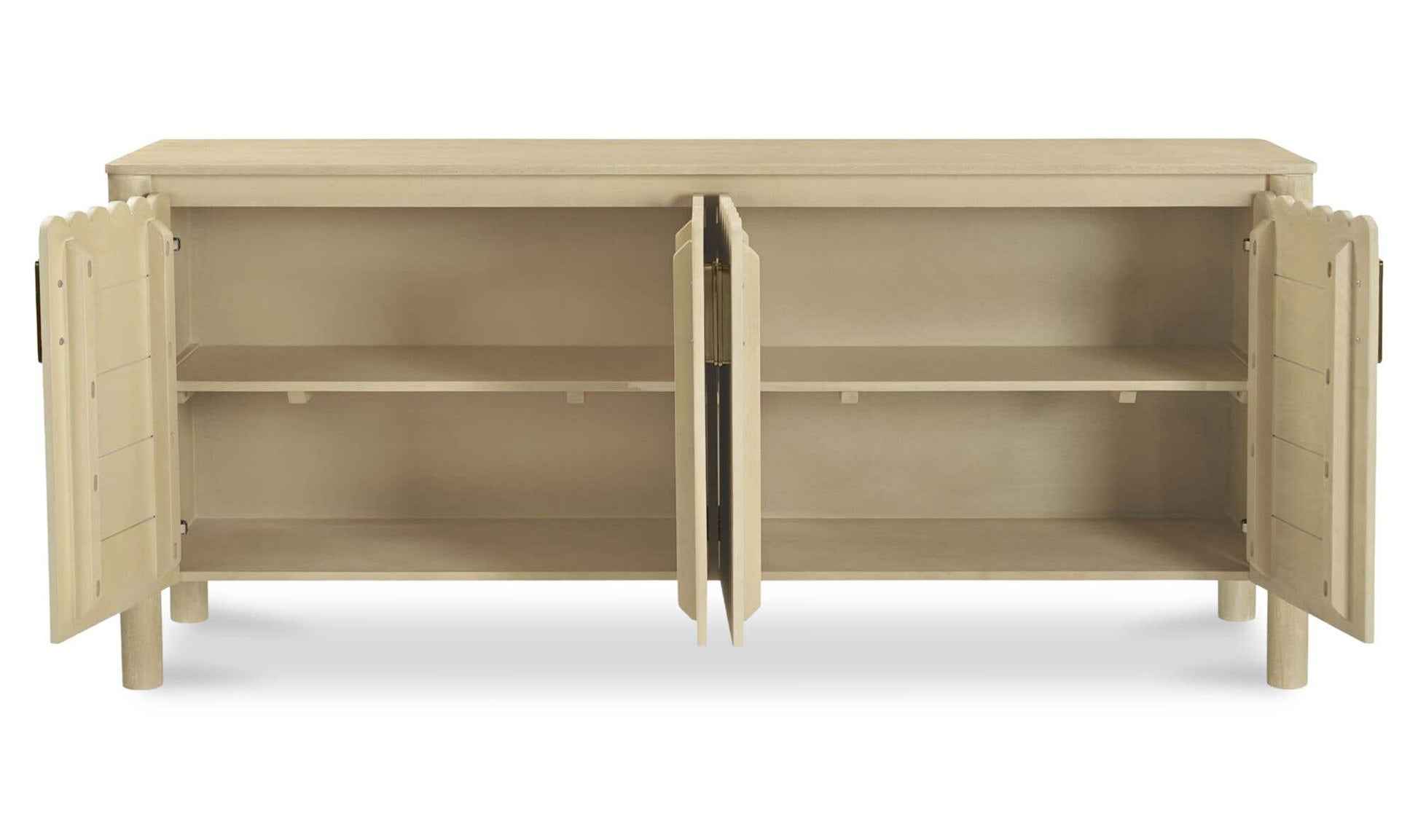Wiley 4 Door Sideboard Natural by Moe's Home Collection - view 4