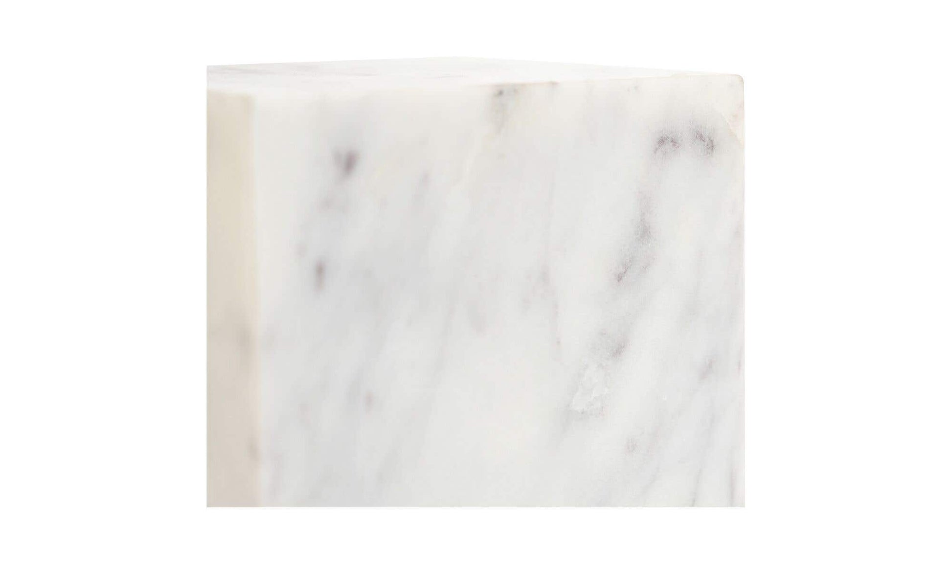 Cora Cube Tabletop Accent Banswara Purple White Marble by Moe's Home Collection - view 8
