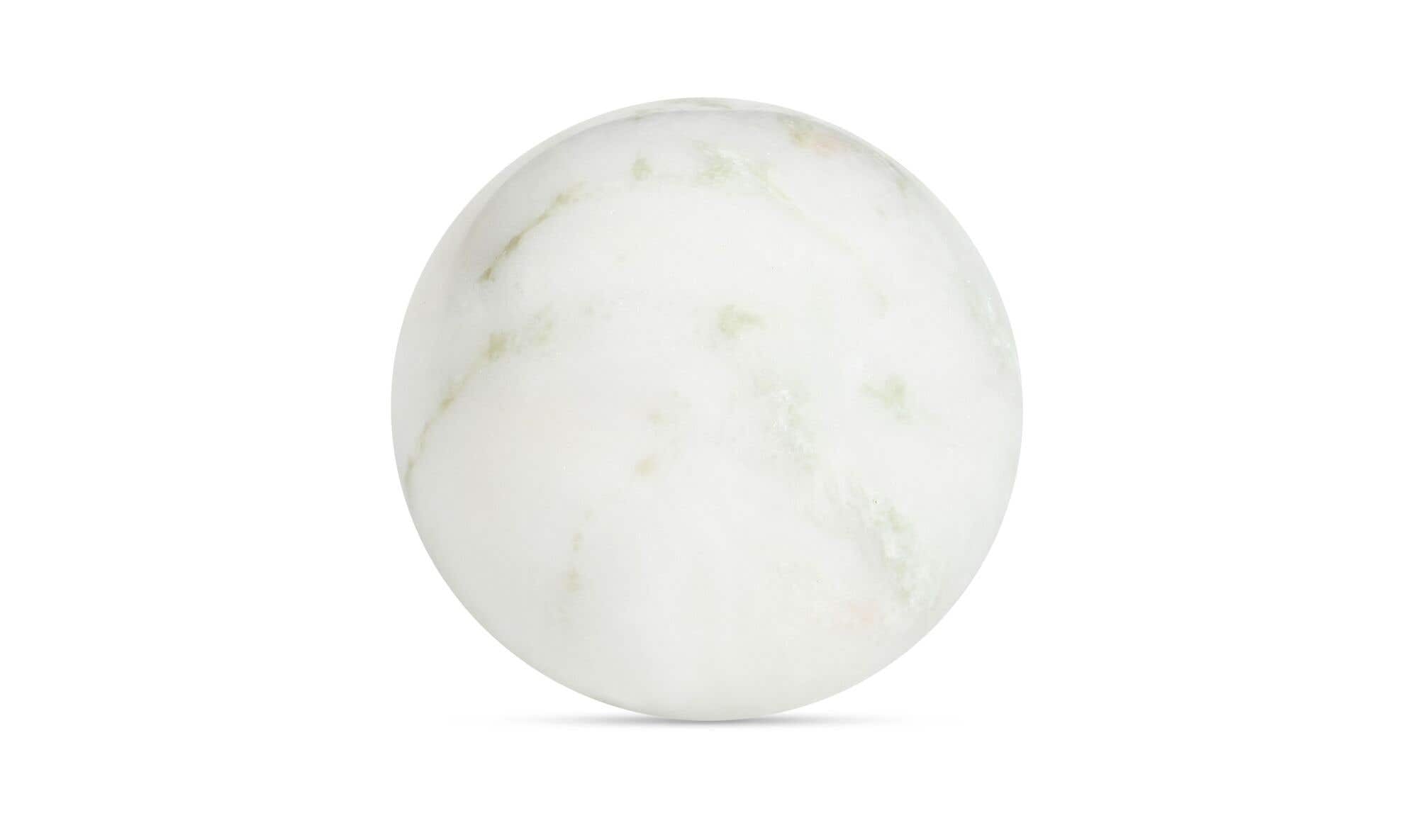 Odessa Sphere Tabletop Accent Green Onyx Marble by Moe's Home Collection - view 6
