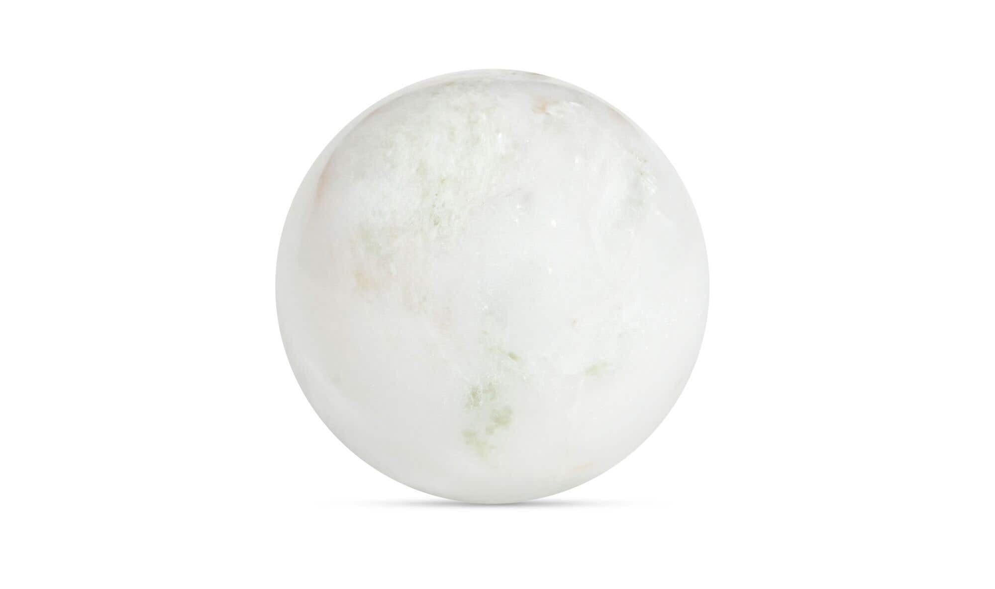 Odessa Sphere Tabletop Accent Green Onyx Marble by Moe's Home Collection - view 5