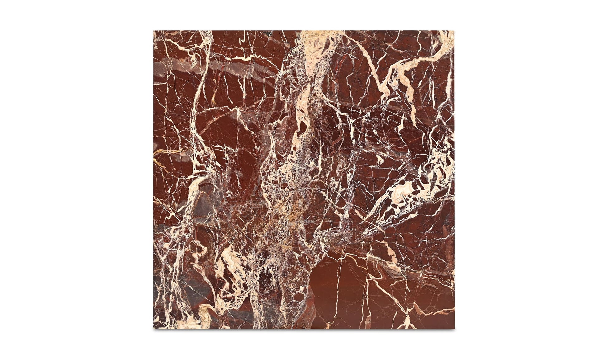 Rosa Accent Table Rosso Levanto Marble by Moe's Home Collection - view 13
