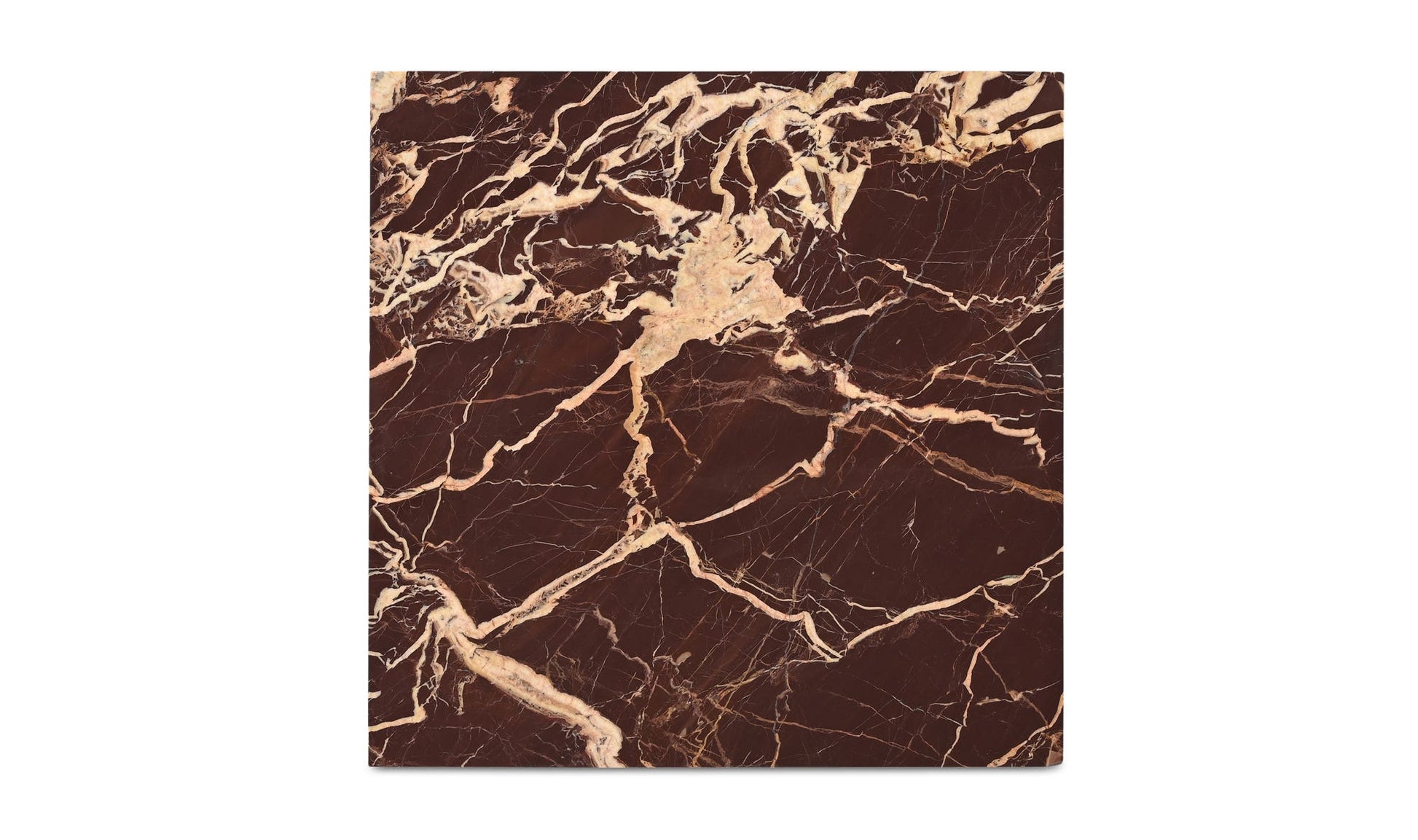 Rosa Accent Table Rosso Levanto Marble by Moe's Home Collection - view 14