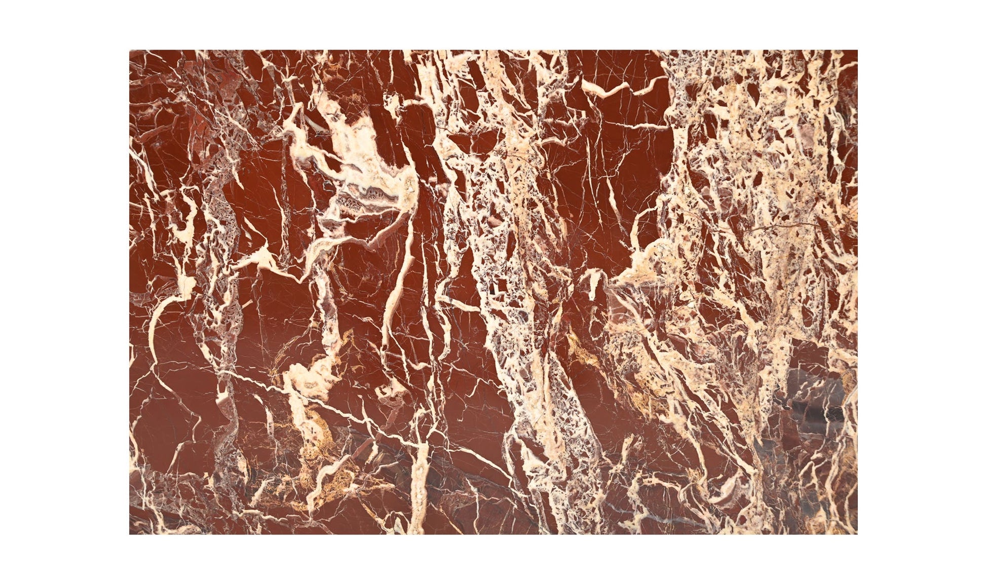 Rosa Accent Table Rosso Levanto Marble by Moe's Home Collection - view 16