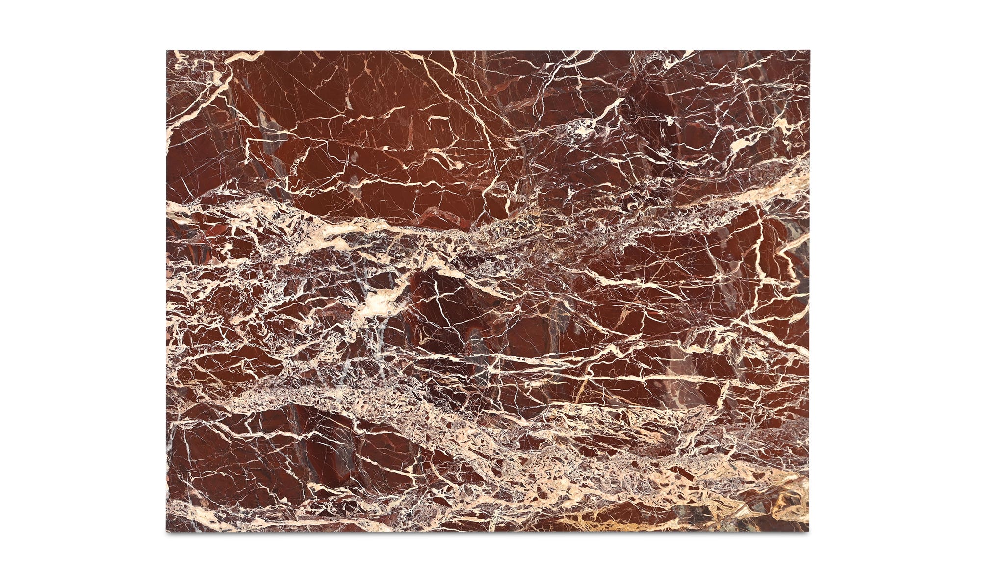 Rosa Coffee Table Rosso Levanto Marble by Moe's Home Collection - view 16