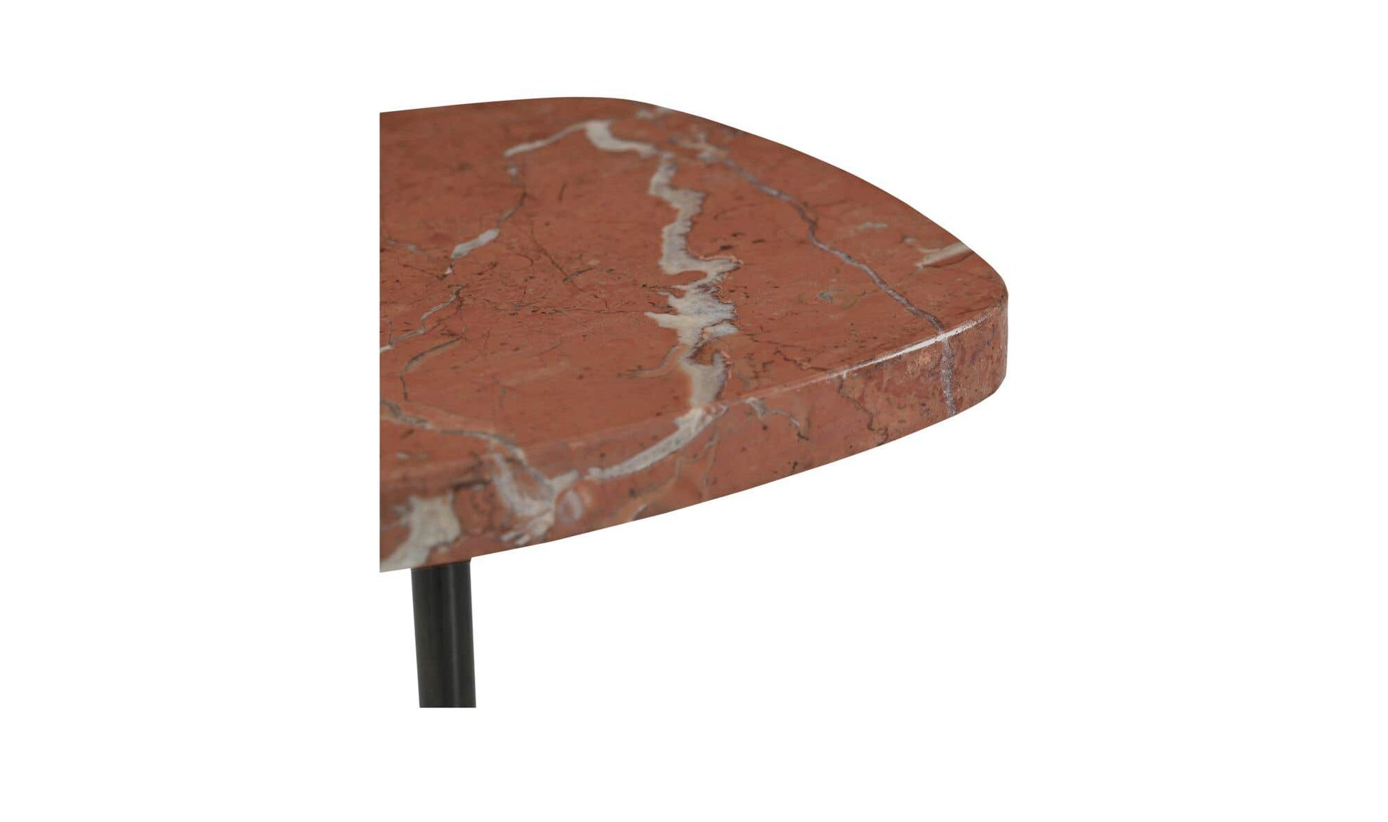Caro Side Table Rosso Alicante Marble by Moe's Home Collection - view 16