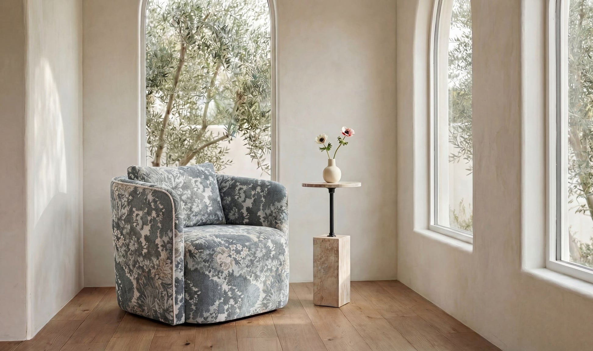 Caro Side Table Travertine by Moe's Home Collection - view 6