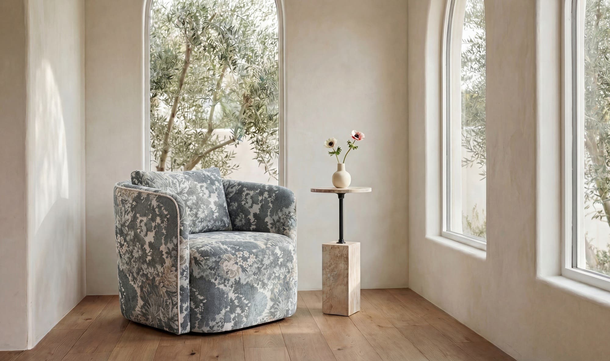 Caro Side Table Travertine by Moe's Home Collection - view 6