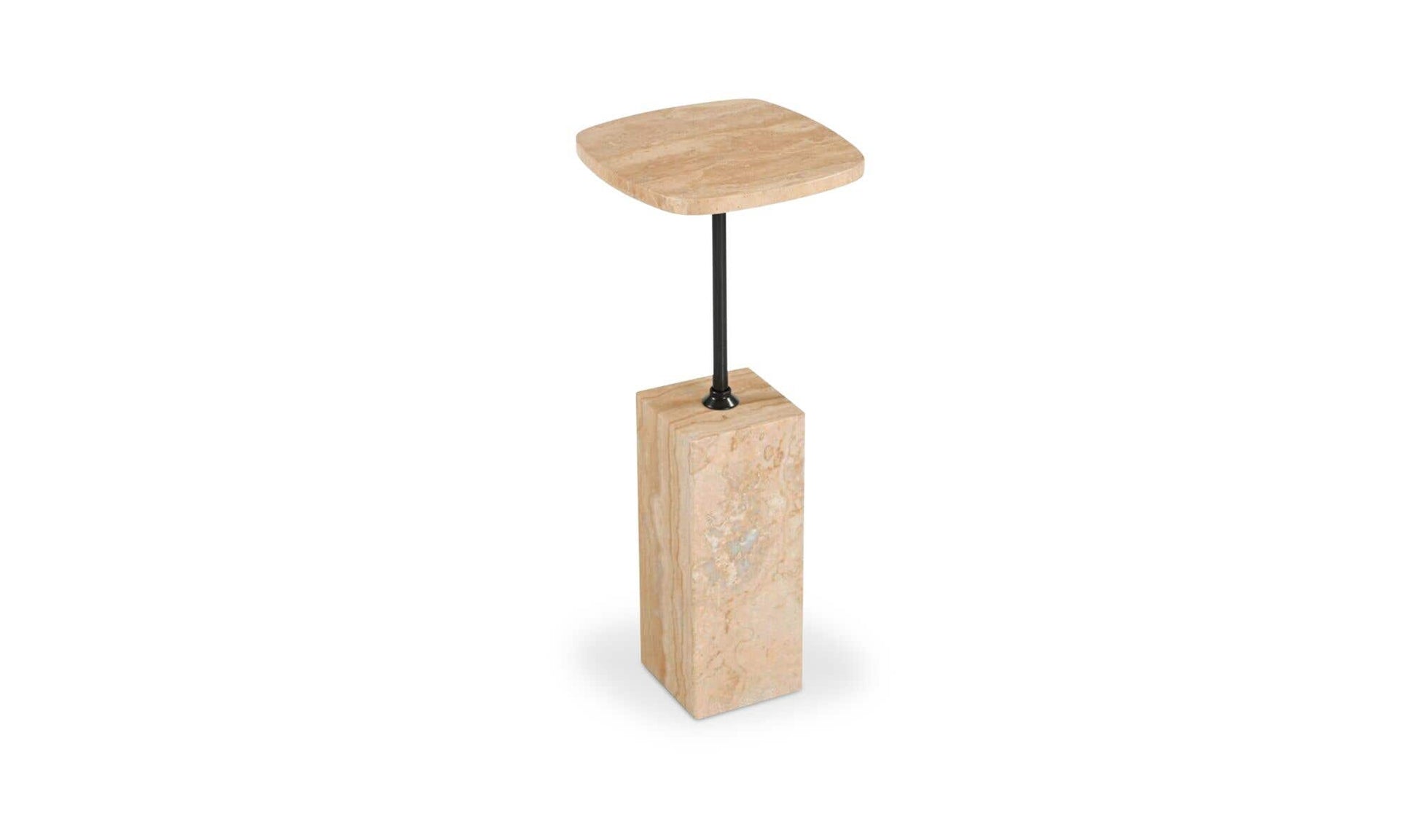 Caro Side Table Travertine by Moe's Home Collection - view 8