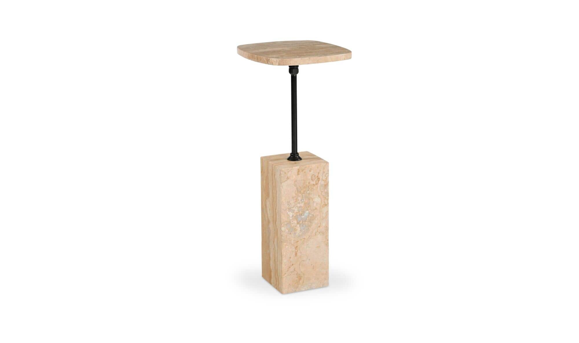 Caro Side Table Travertine by Moe's Home Collection - view 7