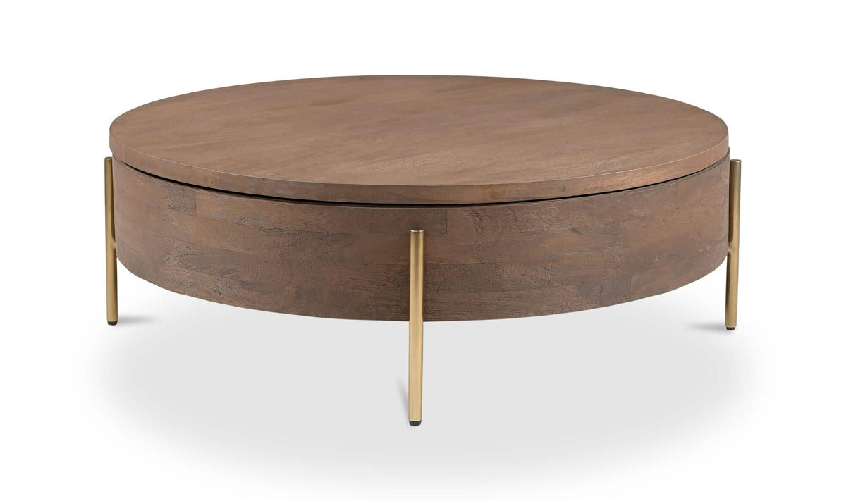 Alba Storage Coffee Table Brown by Moe's Home Collection - view 8