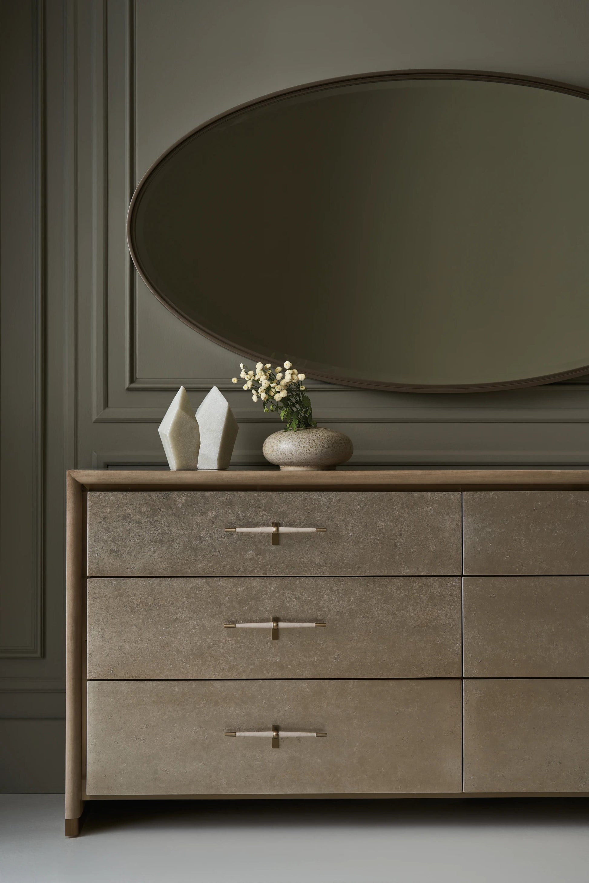 Hang Up Dresser Brushed Gold 70" by Caracole - view 8