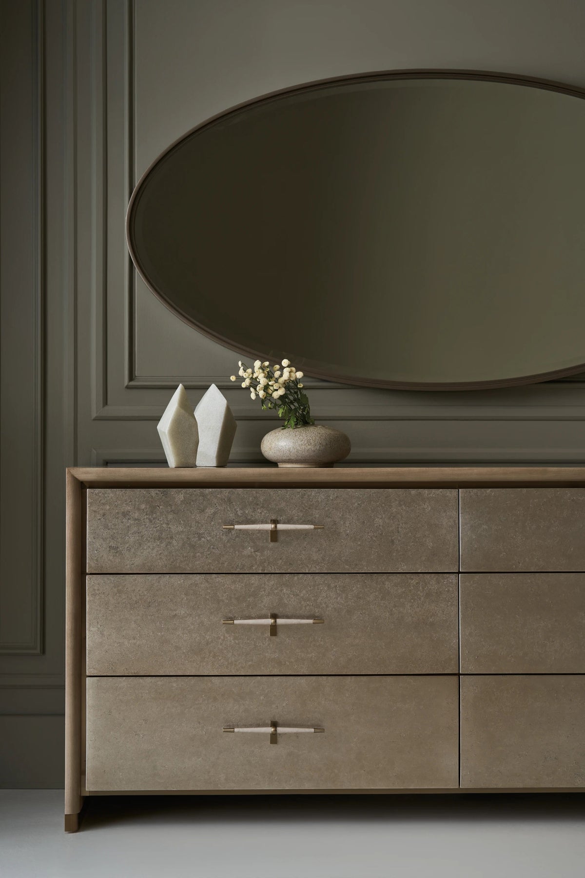 Hang Up Dresser Brushed Gold 70" by Caracole - view 8