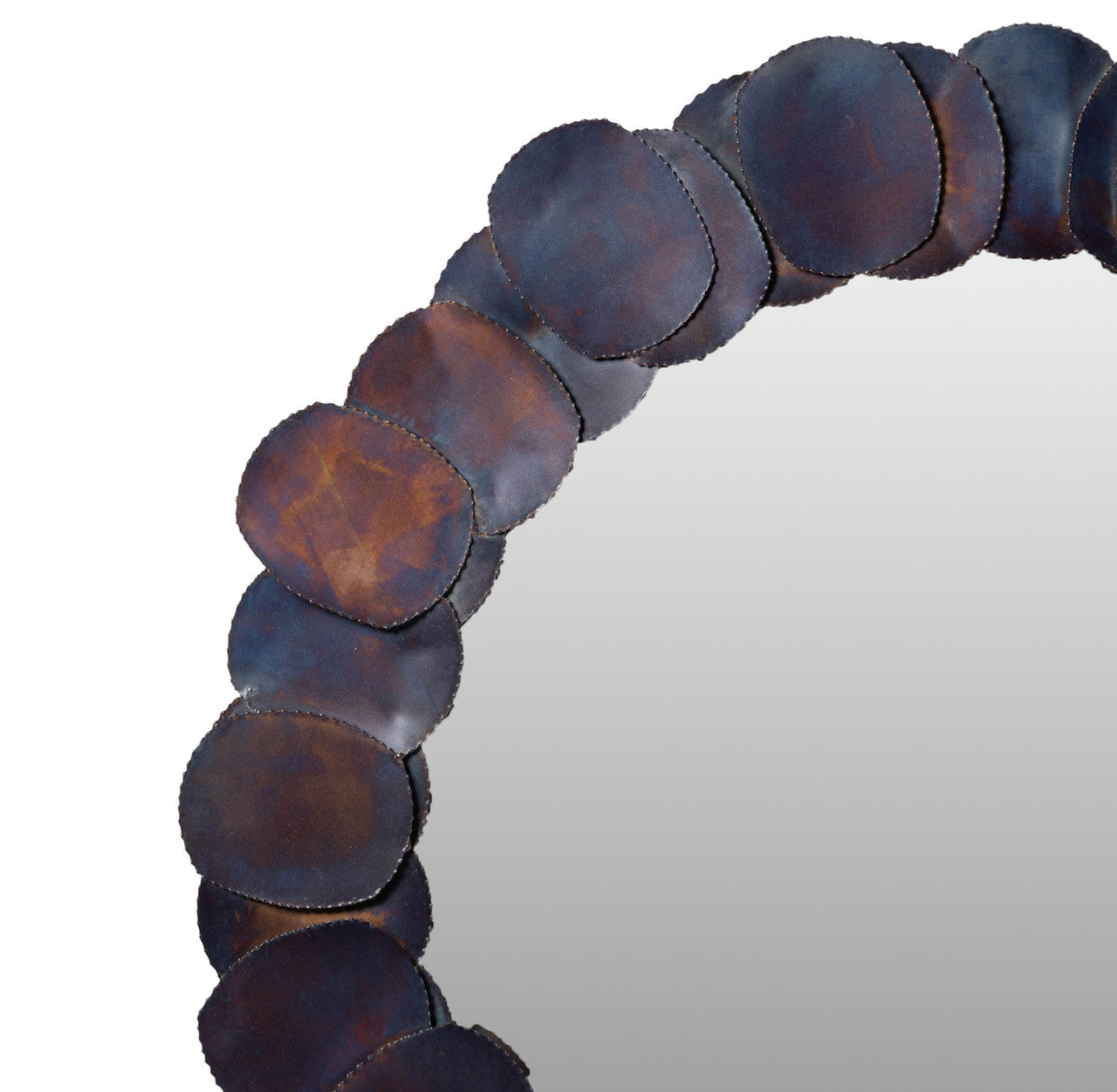 Elements - Suri - Mirror - 43"Dia. - Cobalt