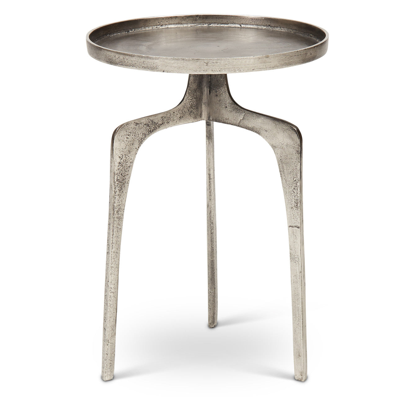 Elements - Vinya End Table - Vintage Silver